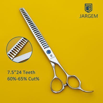 Jargem čankers makaze za šišanje pasa 7.5 24 zuba profesionalne grooming 440C