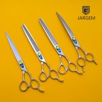 Jargem 4u1 premium set makaza za šišanje pasa 7.5 profesionalni grooming set 440C visoki sjaj