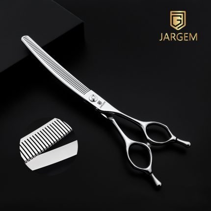 Jargem zakrivljene efilir makaze 7 60 zuba profesionalne grooming 440C