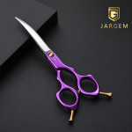 Jargem Asian Style ljubičaste zakrivljene makaze 6,5″