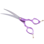 Jargem Asian Style ljubičaste zakrivljene makaze 6,5″ - Slika 3