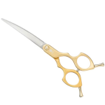 Jargem Asian Style zlatne zakrivljene makaze 6,5″ - Slika 2
